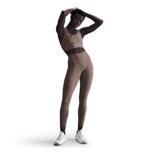 Nike Women's Tan Dri-Fit Leggings Mink Brown XS NWT
